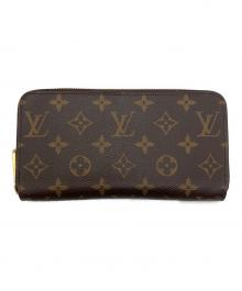 LOUIS VUITTON（ルイ ヴィトン）の古着「ジッピー ウォレット モノグラム 長財布」｜ブラウン
