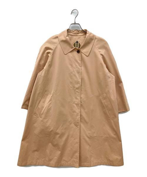 Burberry's（バーバリー）Burberry's (バーバリーズ) ステンカラーコート ピンク サイズ:7ARの古着・服飾アイテム