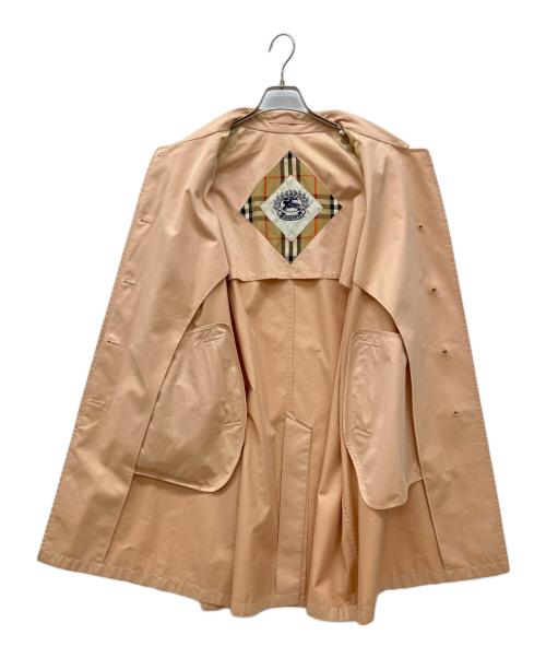 Burberry's（バーバリー）Burberry's (バーバリーズ) ステンカラーコート ピンク サイズ:7ARの古着・服飾アイテム