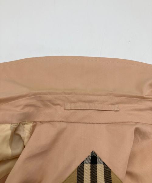 Burberry's（バーバリー）Burberry's (バーバリーズ) ステンカラーコート ピンク サイズ:7ARの古着・服飾アイテム
