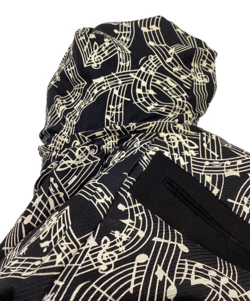 NUMBER (N)INE（ナンバーナイン）NUMBER (N)INE (ナンバーナイン) 07SS裏地音符柄テーラードジャケット ブラック サイズ:2の古着・服飾アイテム