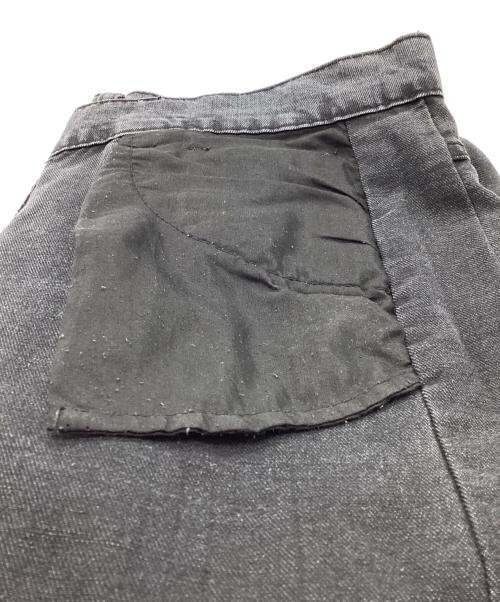 EV BRAVADO（エブ ブラバド）EV BRAVADO (エブ ブラバド) フリルブラックデニムパンツ ブラック サイズ:34の古着・服飾アイテム