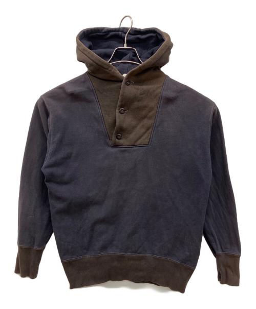 POWER WEAR（パワーウェア）POWER WEAR (パワーウェア) freewheelers (フリーホイーラーズ) ヘンリースウェットパーカー ブラック サイズ:42の古着・服飾アイテム