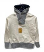 freewheelers×POWER WEARフリーホイーラーズ×パワーウェア）の古着「ヘンリースウェットパーカー」｜ホワイト
