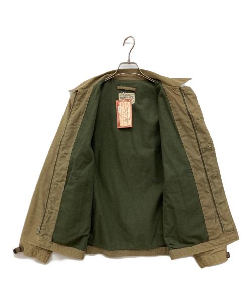 freewheelers（フリーホイーラーズ）freewheelers UTILITY JACKET　ユーティリティジャケット　	“1950s~ CIVILIAN MILITARY STYLE JACKET”　シビリアンミリタリースタイルジャケット カーキ サイズ:40の古着・服飾アイテム