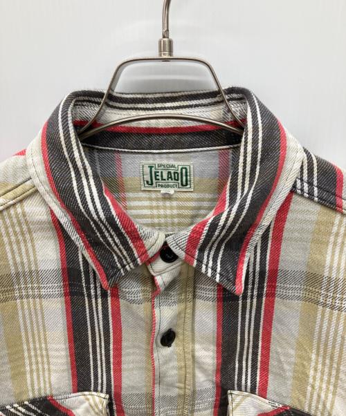 JELADO（ジェラード）JELADO (ジェラード) ストライプシャツ ベージュ サイズ:16の古着・服飾アイテム