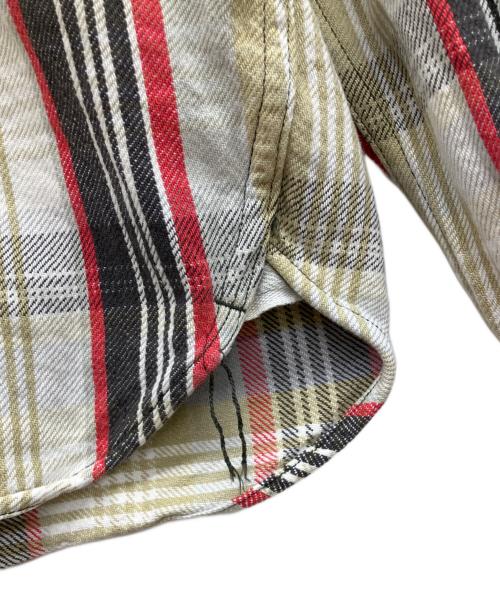 JELADO（ジェラード）JELADO (ジェラード) ストライプシャツ ベージュ サイズ:16の古着・服飾アイテム