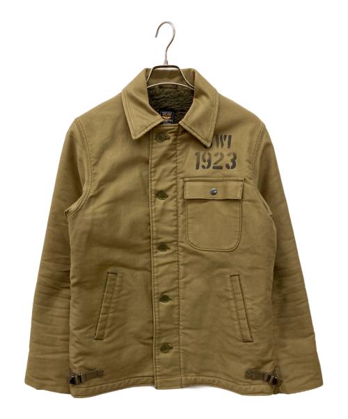 JELADO（ジェラード）JELADO (ジェラード) A-2デッキジャケット　COMBAT TOGS　 カーキ サイズ:40の古着・服飾アイテム