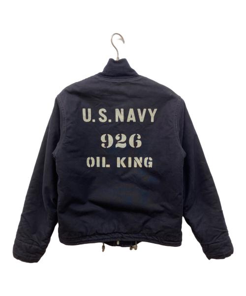 freewheelers（フリーホイーラーズ）FREEWHEELERS (フリーホイーラーズ) ”USS LST-926 OIL KING”DECK JACKET ネイビー サイズ:40の古着・服飾アイテム