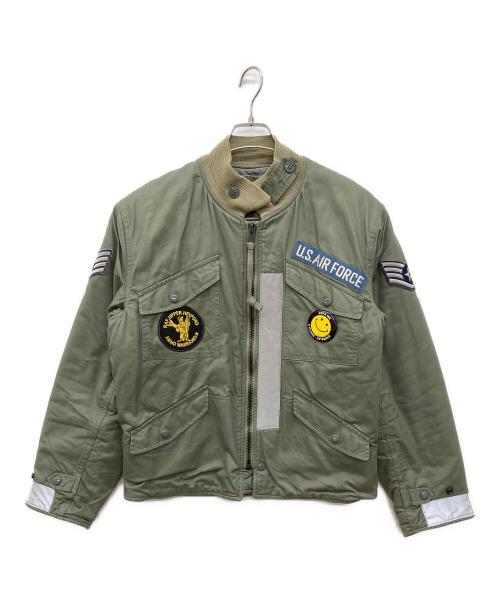THE REAL McCOY'S（ザ・リアルマッコイズ）THE REAL McCOY'S (ザ・リアルマッコイズ) CWU-7/P フライトジャケット カーキ サイズ:Mの古着・服飾アイテム
