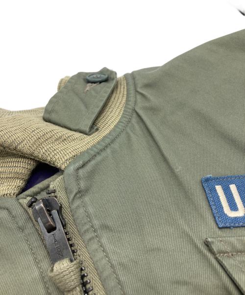 THE REAL McCOY'S（ザ・リアルマッコイズ）THE REAL McCOY'S (ザ・リアルマッコイズ) CWU-7/P フライトジャケット カーキ サイズ:Mの古着・服飾アイテム