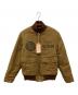 freewheelers（フリーホイーラーズ）の古着「NAVY FLYING JACKET　MACH KNOCKERS」｜ブラウン×レッド
