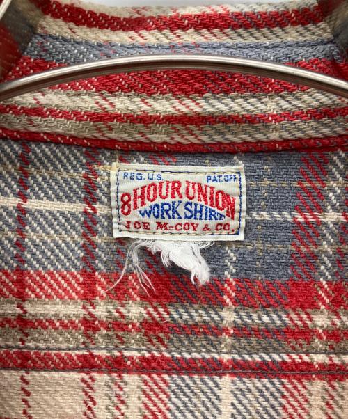 THE REAL McCOY'S（ザ・リアルマッコイズ）THE REAL McCOY'S (ザ・リアルマッコイズ) ストライプシャツ レッド サイズ:下記参照の古着・服飾アイテム