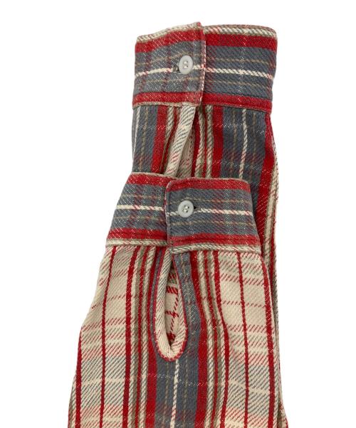 THE REAL McCOY'S（ザ・リアルマッコイズ）THE REAL McCOY'S (ザ・リアルマッコイズ) ストライプシャツ レッド サイズ:下記参照の古着・服飾アイテム