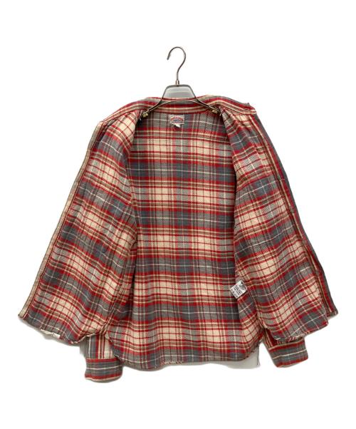 THE REAL McCOY'S（ザ・リアルマッコイズ）THE REAL McCOY'S (ザ・リアルマッコイズ) ストライプシャツ レッド サイズ:下記参照の古着・服飾アイテム