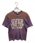freewheelersフリーホイーラーズ）の古着「Tシャツ」｜パープル×ブラウン