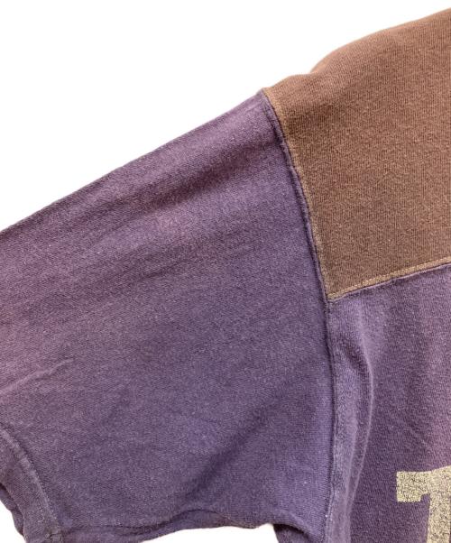 freewheelers（フリーホイーラーズ）freewheelers (フリーホイーラーズ) Tシャツ パープル×ブラウン サイズ:Lの古着・服飾アイテム