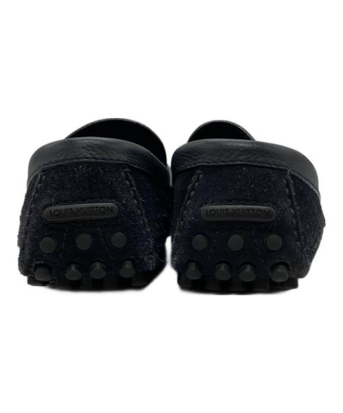 LOUIS VUITTON（ルイ ヴィトン）LOUIS VUITTON (ルイ ヴィトン) スエードモカシンシューズ　メジャー ライン ネイビー サイズ:6の古着・服飾アイテム