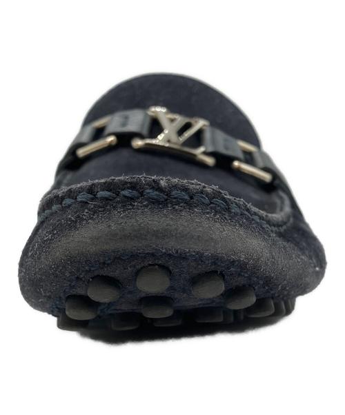 LOUIS VUITTON（ルイ ヴィトン）LOUIS VUITTON (ルイ ヴィトン) スエードモカシンシューズ　メジャー ライン ネイビー サイズ:6の古着・服飾アイテム