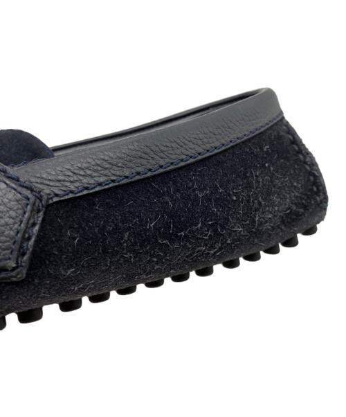 LOUIS VUITTON（ルイ ヴィトン）LOUIS VUITTON (ルイ ヴィトン) スエードモカシンシューズ　メジャー ライン ネイビー サイズ:6の古着・服飾アイテム