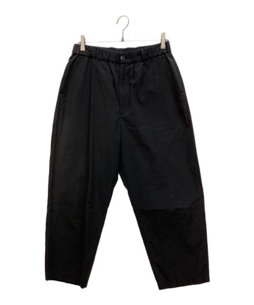 H BEAUTY&YOUTH（エイチ ビューティー&ユース）H BEAUTY&YOUTH (エイチ ビューティー&ユース) COTTON×NYLON BALLOON TAPERED PANTS　コットンナイロンバルーンテーパードパンツ ブラック サイズ:Ｌの古着・服飾アイテム