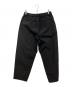 H BEAUTY&YOUTH (エイチ ビューティー&ユース) COTTON×NYLON BALLOON TAPERED PANTS　コットンナイロンバルーンテーパードパンツ ブラック サイズ:Ｌ：5000円