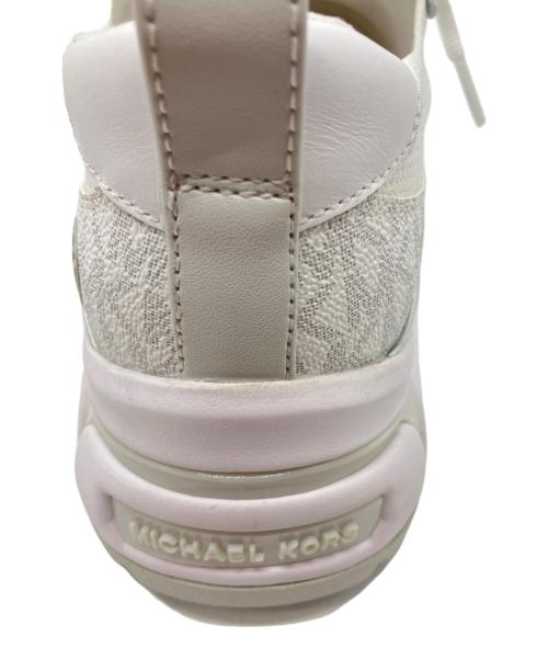 MICHAEL KORS（マイケル・コース）MICHAEL KORS (マイケル・コース) ローカットスニーカー ホワイト サイズ:8の古着・服飾アイテム