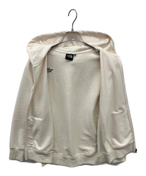 THE NORTH FACE（ザ ノース フェイス）THE NORTH FACE (ザ ノース フェイス) フルジップフーディ アイボリー サイズ:Sの古着・服飾アイテム