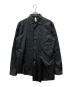 SOSHIOTSUKI（ソウシ オオツキ）の古着「21AW　ASYMMETRY EVENING SHIRT　レーヨン　長袖シャツ」｜ブラック