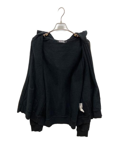Hysteric Glamour（ヒステリックグラマー）Hysteric Glamour (ヒステリックグラマー) 両面プリント  バイクガールジップパーカー ブラック サイズ:Lの古着・服飾アイテム