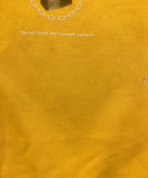 LIBERE（リベーレ）LIBERE (リベーレ) ビッグシルエットエンジェルベイビーズプリントスウェットシャツ イエロー サイズ:3の古着・服飾アイテム