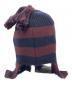 Vivienne Westwood (ヴィヴィアンウエストウッド) ORB　オーブ フラップ付ワッチ ニット キャップ ネイビー：15000円