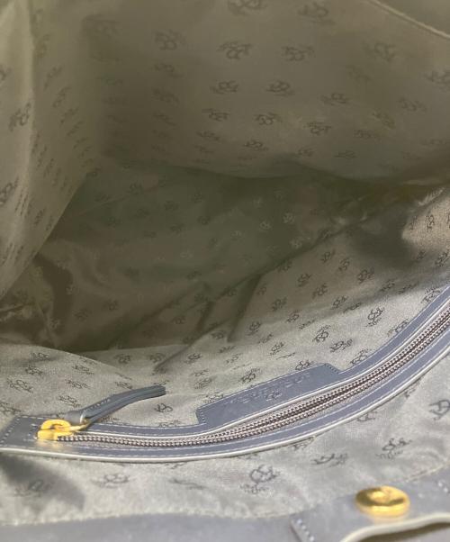 BROOKS BROTHERS（ブルックスブラザーズ）BROOKS BROTHERS (ブルックスブラザーズ) 2WAYレザーバッグ ネイビーの古着・服飾アイテム