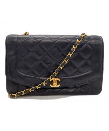 CHANEL（シャネル）の古着「ダイアナフラップチェーンショルダーバッグ　ココマーク　A01164」｜ネイビー