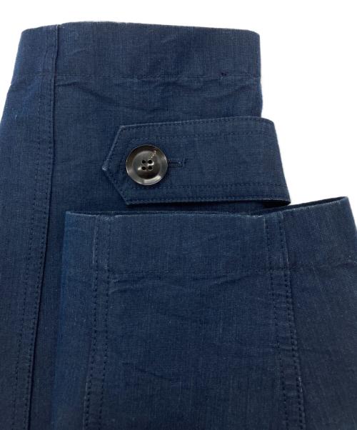 JOHNBULL（ジョンブル）Johnbull (ジョンブル) グログランオーバーコート ネイビー サイズ:Ｓの古着・服飾アイテム