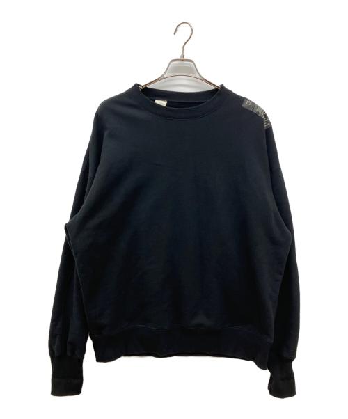 N.HOOLYWOOD（エヌ ハリウッド）N.HOOLYWOOD (エヌ ハリウッド) SWEATSHIRT BLACK　スウェットシャツブラック ブラック サイズ:38の古着・服飾アイテム