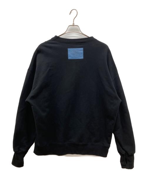 N.HOOLYWOOD（エヌ ハリウッド）N.HOOLYWOOD (エヌ ハリウッド) SWEATSHIRT BLACK　スウェットシャツブラック ブラック サイズ:38の古着・服飾アイテム