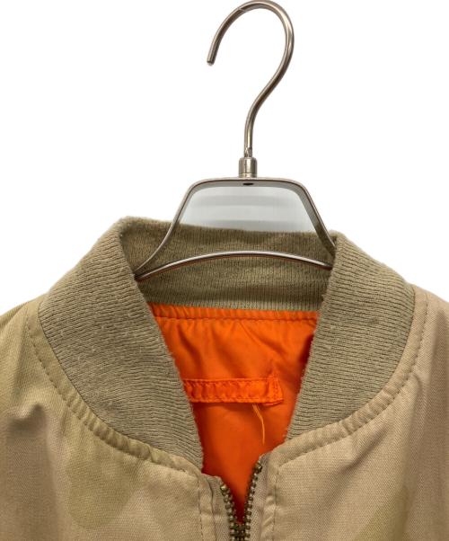 ALPHA（アルファ）ALPHA (アルファ) デザートカモMA-1フライトジャケット ベージュ サイズ:Lの古着・服飾アイテム