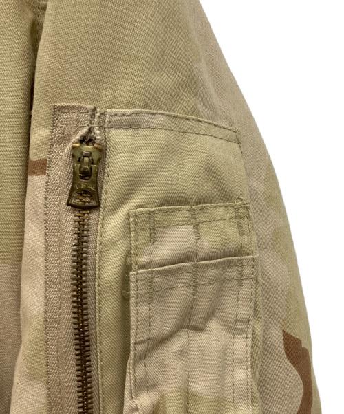 ALPHA（アルファ）ALPHA (アルファ) デザートカモMA-1フライトジャケット ベージュ サイズ:Lの古着・服飾アイテム