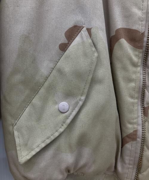 ALPHA（アルファ）ALPHA (アルファ) デザートカモMA-1フライトジャケット ベージュ サイズ:Lの古着・服飾アイテム