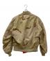 ALPHA (アルファ) デザートカモMA-1フライトジャケット ベージュ サイズ:L：15000円