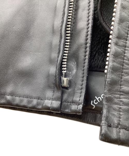 Schott（ショット）Schott (ショット) Lot.641 ライナー付シングルライダースジャケット ブラック サイズ:38の古着・服飾アイテム