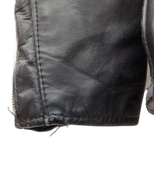 Schott（ショット）Schott (ショット) Lot.641 ライナー付シングルライダースジャケット ブラック サイズ:38の古着・服飾アイテム