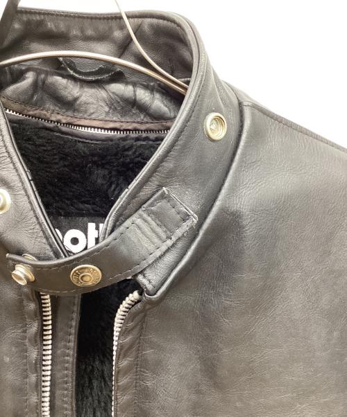 Schott（ショット）Schott (ショット) Lot.641 ライナー付シングルライダースジャケット ブラック サイズ:38の古着・服飾アイテム