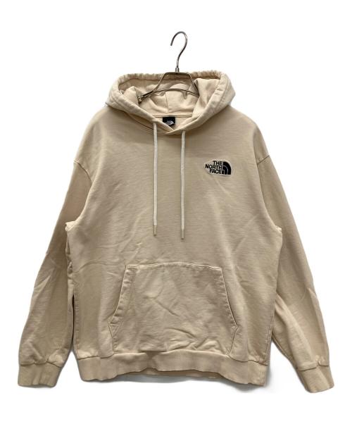 THE NORTH FACE（ザ ノース フェイス）THE NORTH FACE (ザ ノース フェイス) COTTON ESSENTIAL HOODIE ベージュ サイズ:XLの古着・服飾アイテム