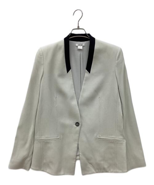 HELMUT LANG（ヘルムートラング）HELMUT LANG (ヘルムートラング) ノーカラージャケット ライトグレー サイズ:2の古着・服飾アイテム
