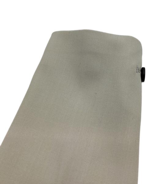 HELMUT LANG（ヘルムートラング）HELMUT LANG (ヘルムートラング) ノーカラージャケット ライトグレー サイズ:2の古着・服飾アイテム