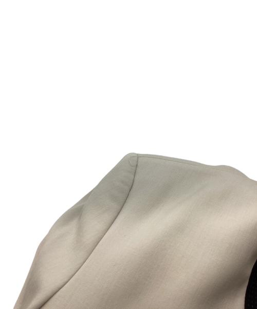 HELMUT LANG（ヘルムートラング）HELMUT LANG (ヘルムートラング) ノーカラージャケット ライトグレー サイズ:2の古着・服飾アイテム