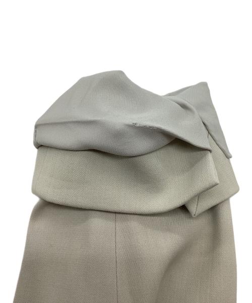 HELMUT LANG（ヘルムートラング）HELMUT LANG (ヘルムートラング) ノーカラージャケット ライトグレー サイズ:2の古着・服飾アイテム