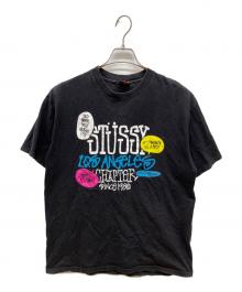stussy（ステューシー）の古着「プリントTシャツ」｜ブラック